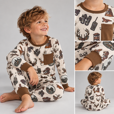 The Little Hunter Pajama Set
